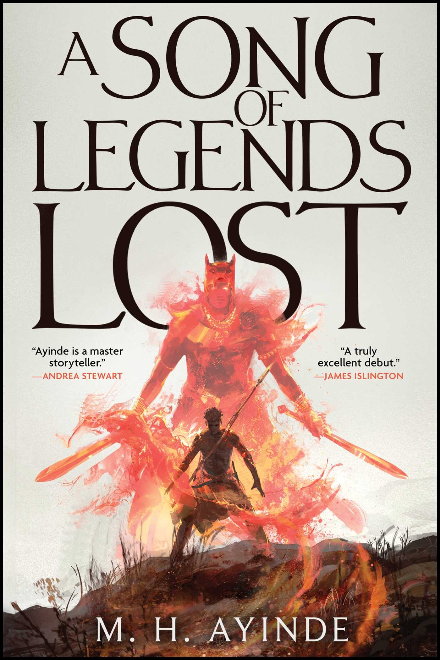 Book Cover - A Song of Legends lost by M.H. Ayinde