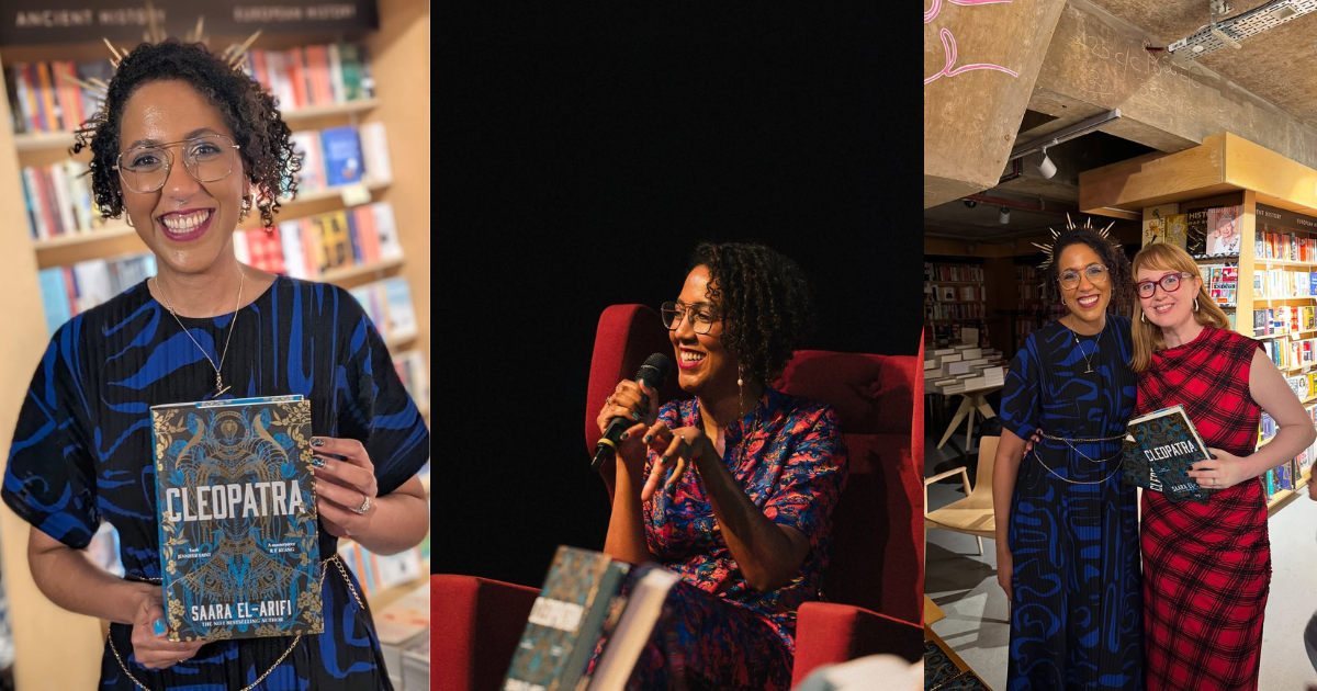 Photos: Saara El-Arifi Brings Egyptian Queen Cleopatra to Life in New Novel, Celebrated with Events in New York and Manchester