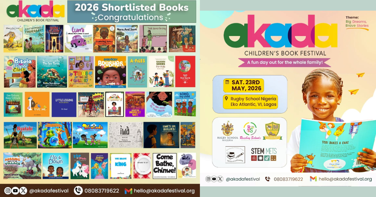 Akada Children’s Book Festival 2026 Announces Shortlisted Books Ahead of Saturday, May 23 Event
