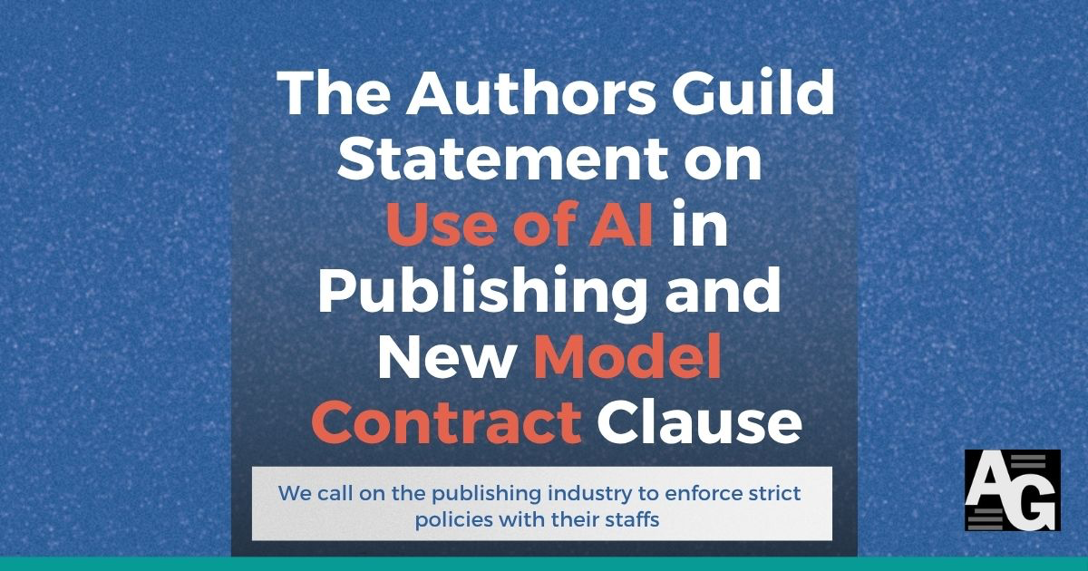 The Authors Guild Statement on AI Use: What African Authors Need to Know About AI and Their Contracts