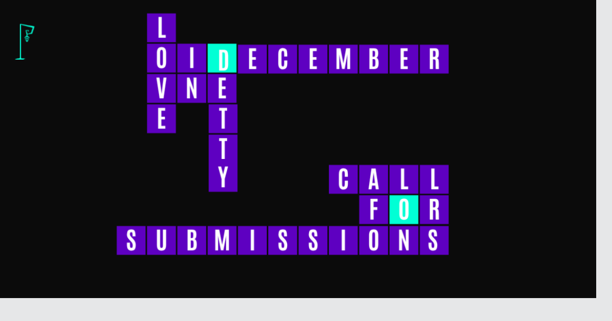 Noisy Streetss Is Open for Submissions for Love in Detty December Vol. 4 | Submit by August 15, 2026