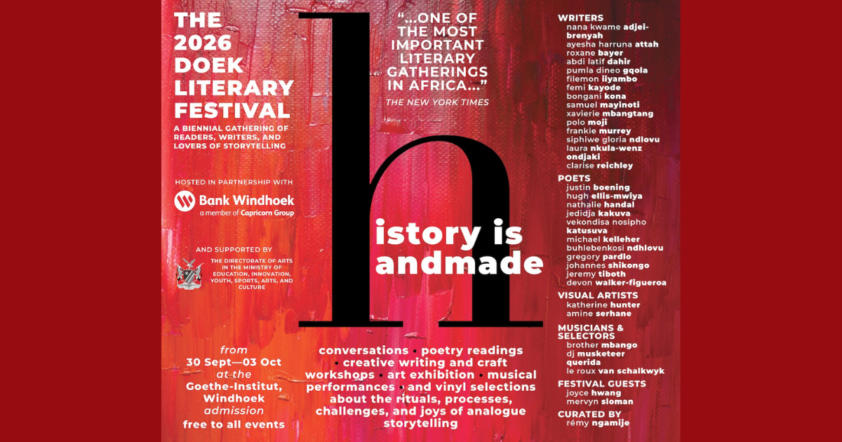 “History Is Handmade”: Ayesha Harruna Attah and Siphiwe Gloria Ndlovu Among the Lineup for the 2026 Doek Literary Festival, September 30–October 3