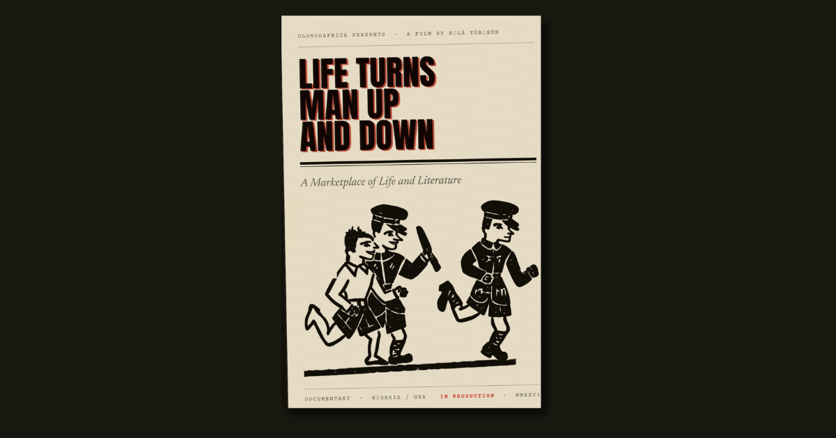 Kọ́lá Túbọ̀sún Is Making a Documentary on Onitsha Market Literature, Titled Life Turns Man Up and Down